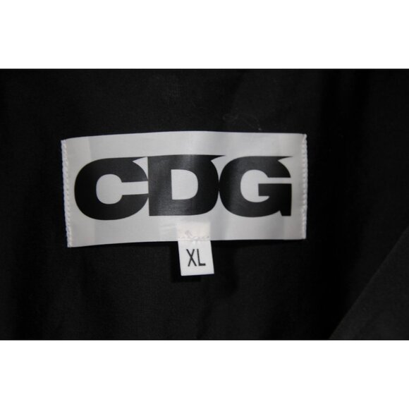 Comme Des Garcons CDG Mens 1986 ete Staff Button Down Shirt XL Black Cotton - Picture 7 of 8